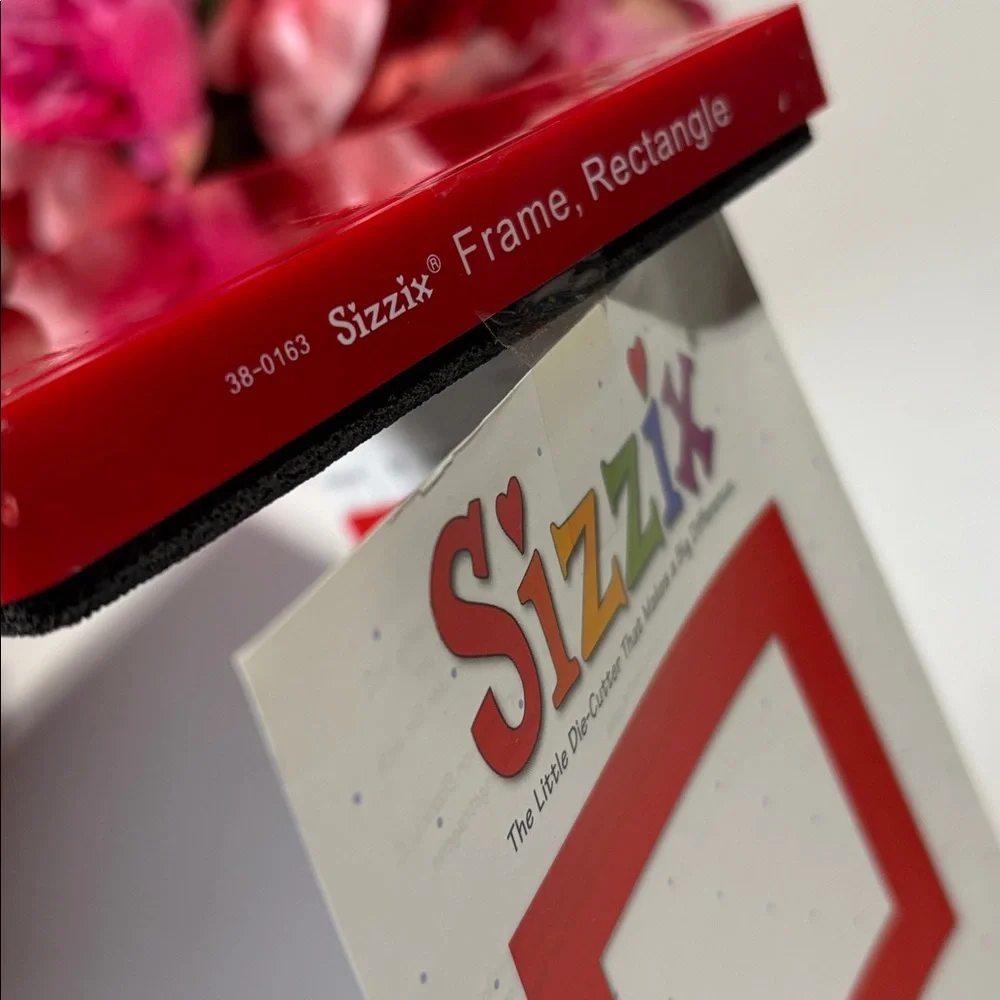 Sizzix Die Frame Rectangle Originals Photo Album Scrapbook Diecut Retired Sizzix